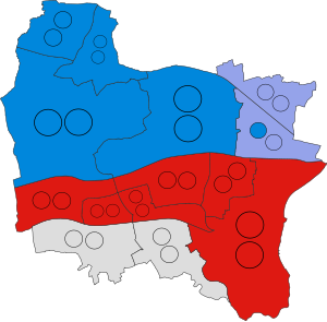 Basildon UK ward map 2024.svg