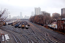 The yard in 2012 shortly before closure Beacon Park Rail Yard.jpg