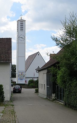Bellenberg, NU neue Pfarrkirche v O