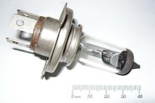 Définition  Ampoule halogène