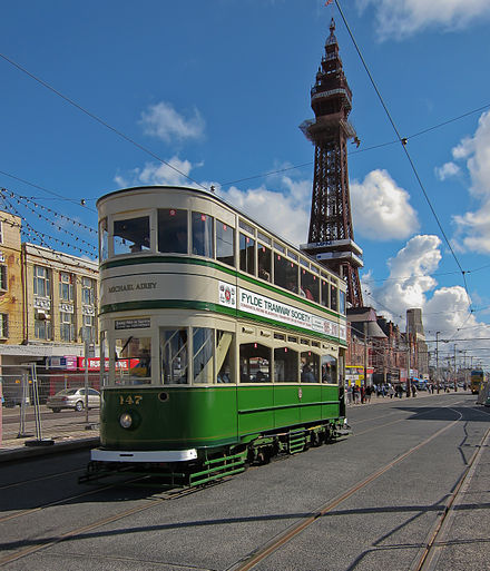 A heritage tram