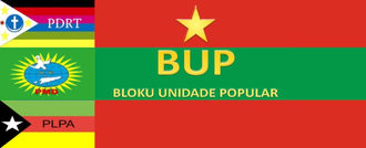 Flag of the BUP Bloku Unidade Popular 2017.png