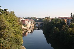 Brembo River in Brembate