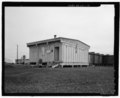 Building 1, oblique, looking southeast - POW-3 Distant Early Warning Line Station, Bullen Point, Prudhoe Bay, North Slope Borough, AK HABS AK-201-12.tif