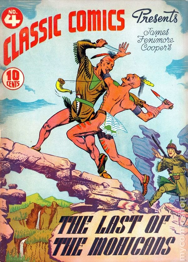 Classics Illustrated, The Last of the Mohicans Issue #4.