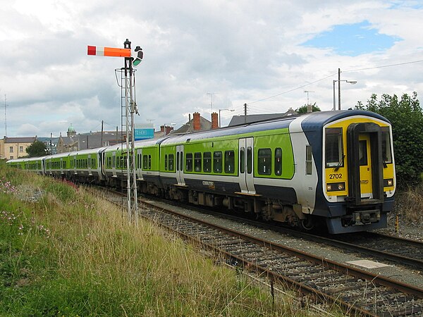 Now withdrawn 2700 Class DMU (2702) at Arklow