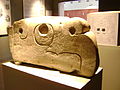 Cabeza de cóndor, en el Museo Nacional de Chavín de Huántar.