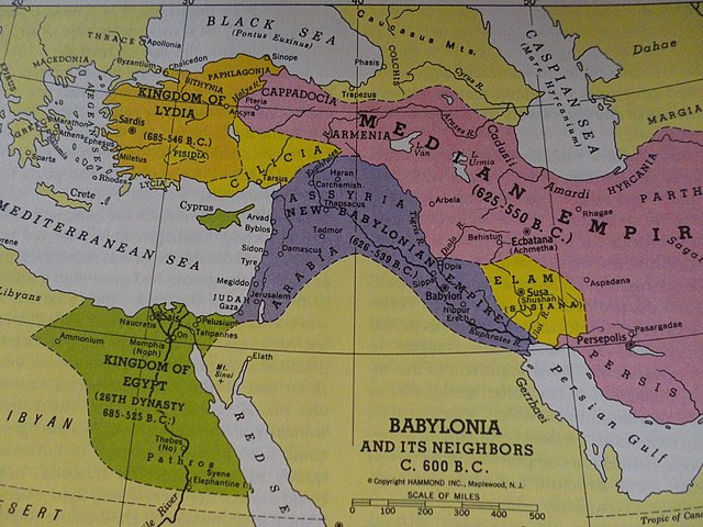 Ancient Near East in the 600s BCE