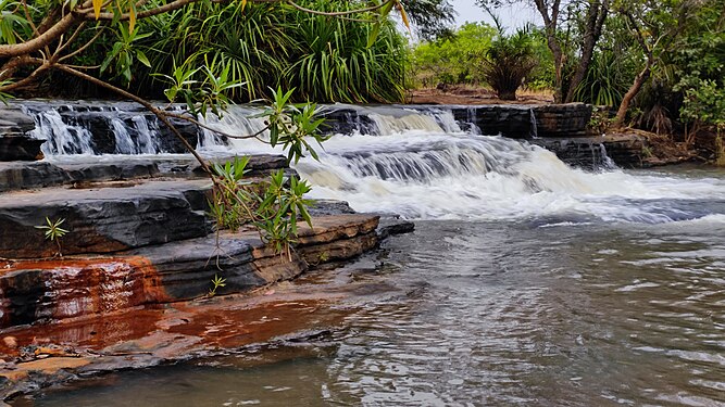 Les cascades de karfiguela, est un site touristique emblématique du Burkina Faso. Photograph: Masséni Héma