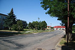 Center of Nové Syrovice, Třebíč District.JPG