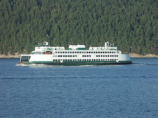 MV <i>Chelan</i> Auto/passenger ferry operated by Washington State