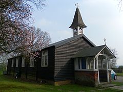 A hospice was built on the site of the Church of the Good Shepherd in Five Ashes in 2017.