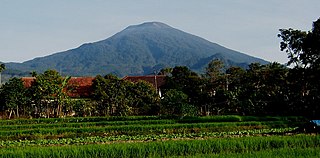 Mount Cereme Stratovolcano in Indonesia