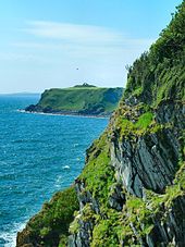 Photo of Cruggleton Castle from a distance.