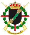 Thumbnail for File:Coat of Arms of the 1st Spanish Legion Flag Comandante Franco.svg