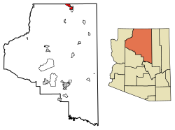Location of Page in Coconino County, Arizona