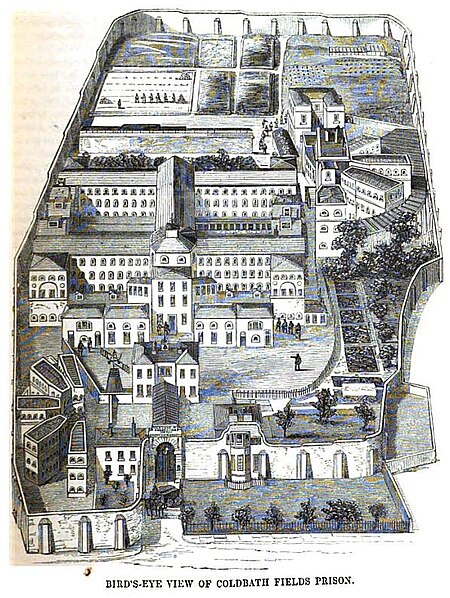 Coldbath fields prison view mayhew p335