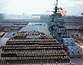 Thumbnail for File:Commissioning of USS Yorktown (CV-10) on 15 April 1943.jpg