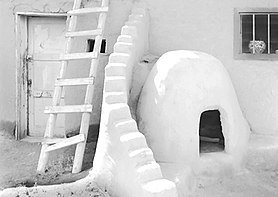 Taos Pueblo in New Mexico. Composition, Taos Pueblo.jpg