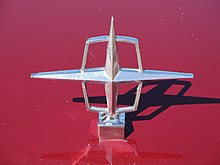 Hood ornament, Continental Mark II Continental Quiz (6087969018).jpg