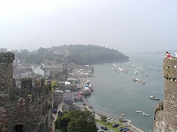 Afon Conwy: Cwrs yr afon, Mewn hanes, Llednentydd