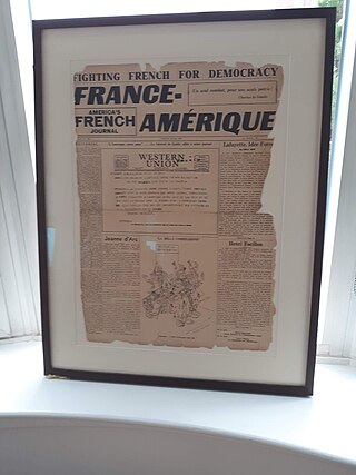 <i>France-Amérique</i> French-American magazine