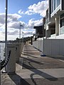 Riverwalk and residential area