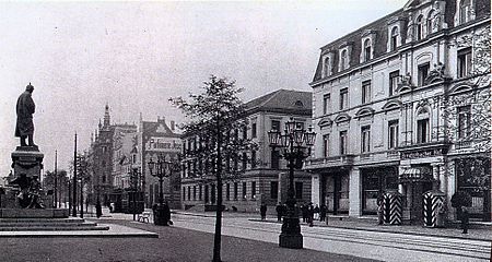 Düsseldorf, Alleestraße (um 1900)