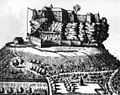 A medieval illustration of the castle
