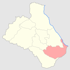 Кюринский округ на карте