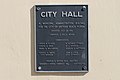 Daytona Beach city hall plaque
