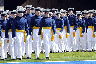 Cadet an under training military officer