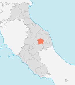 Délégation de Camerino - Localisation