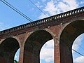 The nineteenth-century Eynsford Viaduct between Eynsford and Lullingstone.