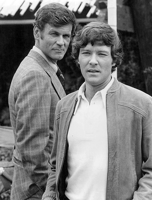 Don Murray and Michael Anderson Jr. in an episode of Police Story (1975).