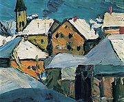 「冬の村の風景」(1911)