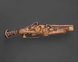 <i>Double-Barreled Wheellock Pistol Made for Emperor Charles V</i> Pistol