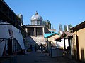 Moskeo en bazaro Alamundun en Biŝkeko