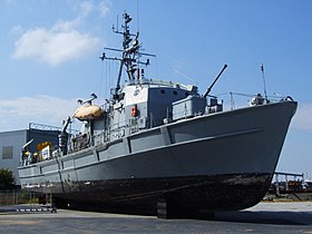 Kalev (M414) at the Tallinn Seaplane Airport