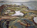 Edvard Munch, 1918, Coastal Landscape, oil on canvas, 120.9 x 160 cm, Kunstmuseum Basel.jpg