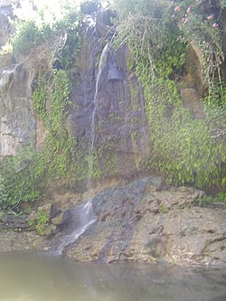 Černý vodopád na Nachal El Al