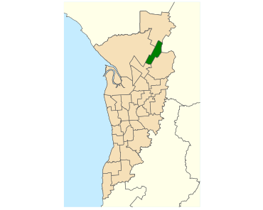 Electoral district of Elizabeth 2022.svg