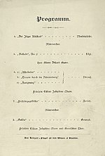 Thumbnail for File:Erstes Concert does Indianapolis Maennerchor, 15 November 1905 - DPLA - 26ce1ef04757a5e89ae217be634219ce (page 3).jpg