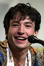 Miller at the 2016 San Diego Comic-Con for Fantastic Beasts and Where to Find Them Ezra Miller by Gage Skidmore.jpg