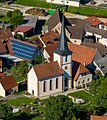 * Nomination The Lutheran Church of St. Laurentius in Füttersee, Lower Franconia, aerial view. --Ermell 05:41, 20 September 2023 (UTC) * Promotion  Support Good quality. --Velvet 07:32, 20 September 2023 (UTC)