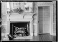 FIREPLACE - IN DINING ROOM - James Hood House, County Road 14 and Savannah Highway, Florence, Lauderdale County, AL HABS ALA,39-FLO.V,1-10.tif