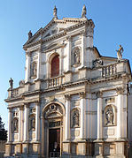 Facciata della chiesa di San Marco in San Girolamo degli Scalzi