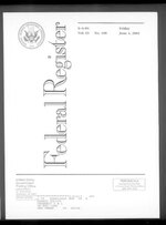 Thumbnail for File:Federal Register 2004-06-04- Vol 69 Iss 108 (IA sim federal-register-find 2004-06-04 69 108).pdf