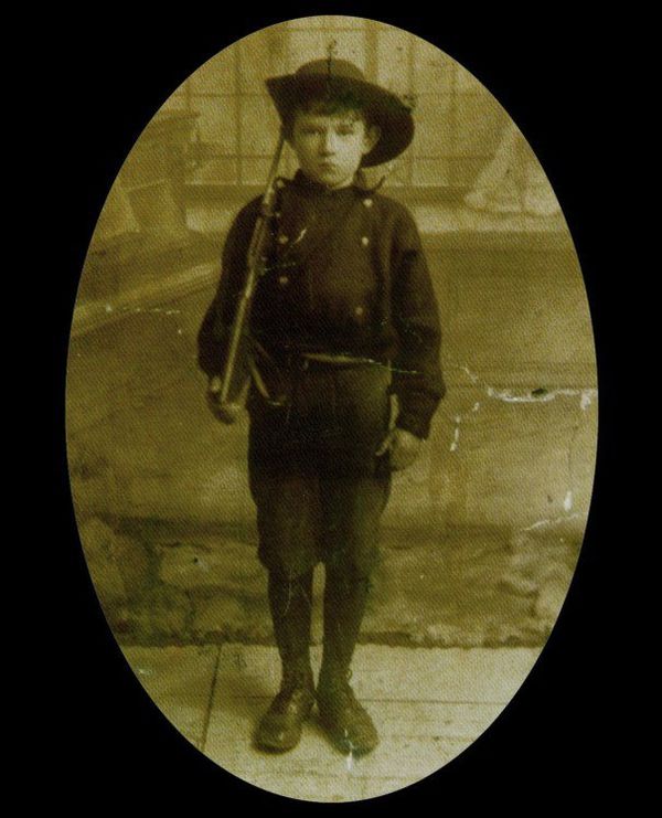 Fian Seán Healy, the youngest casualty in the Easter Rising on the Republican side at 15 years old