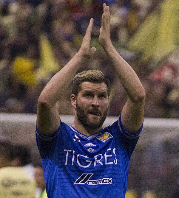 Gignac with Tigres UANL in 2016